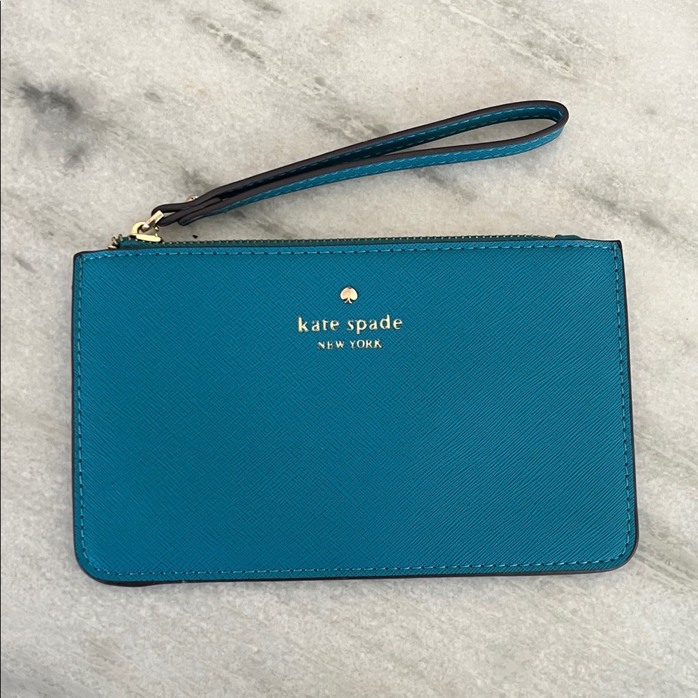 Kate Spade Turquoise Wristlet